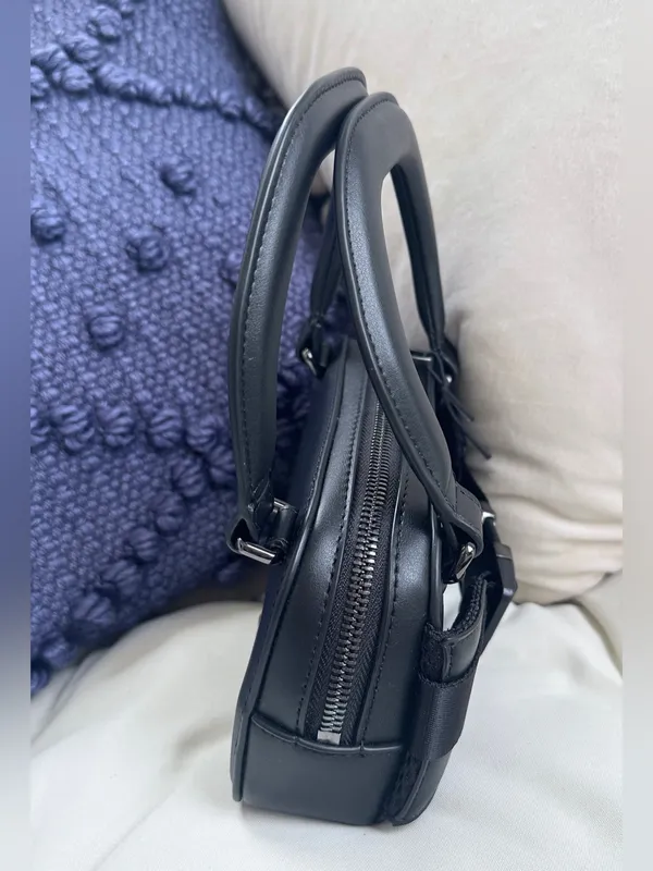 NWT Lululemon x SLNSH Collection Leather Alt. Top-Handle Mini Belt Bag - Black - Image 11