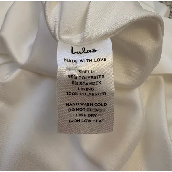Lulus Eloquent Endearment White Long Sleeve Backless Maxi Wedding Dress Large - Image 10