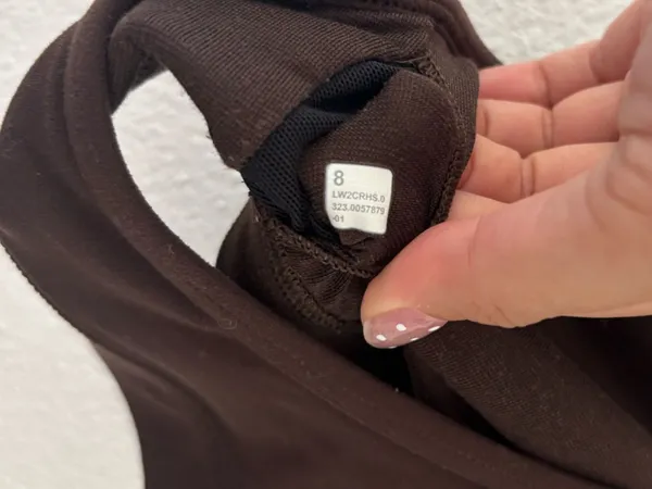 Lululemon Flow Y Bra Nulu in brown - Image 3
