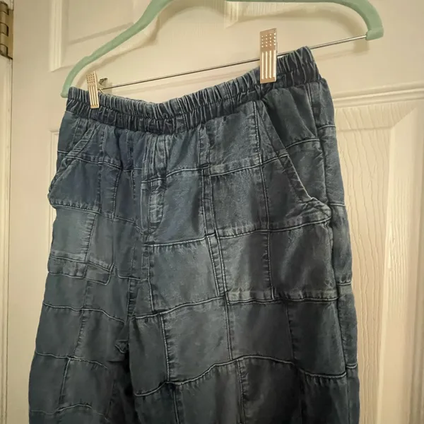 Amadi‎ Patchwork Jeans Blue Size 4 - Image 2