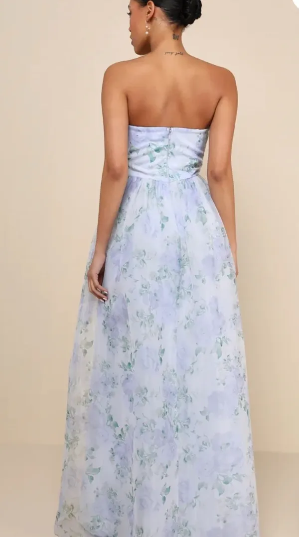 Lulus Floral wedding guest dress - Image 2