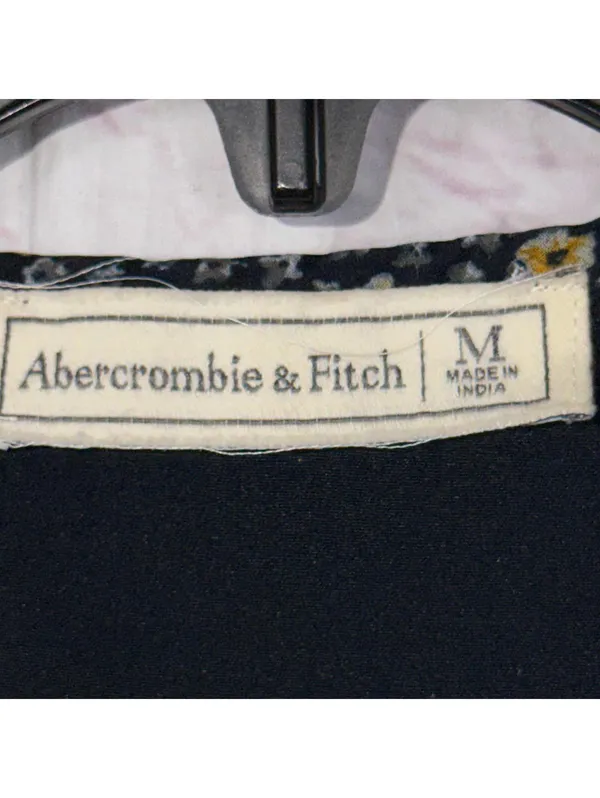 Abercrombie & Fitch Medium Flutter Sleeve Floral Wrap MIDI Dress - Image 6