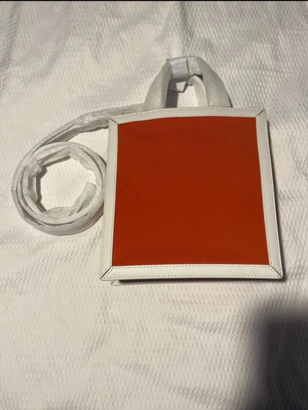 Notebook Tote Bag Orange - Image 3