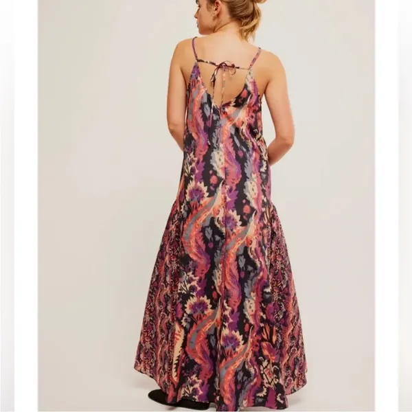 Free People Everything and More maxi slip Dress‎ Sz M - Image 2