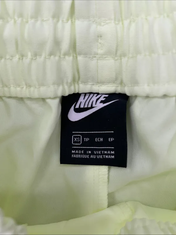 Nike Women's Sportswear Woven Pants in a bright neon green/yellow XS - Image 3
