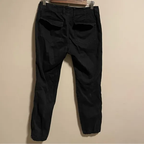 Aritzia TNA HEROIC PANT Cuffed Cargo Black Joggers Pants Size 2 - Image 7