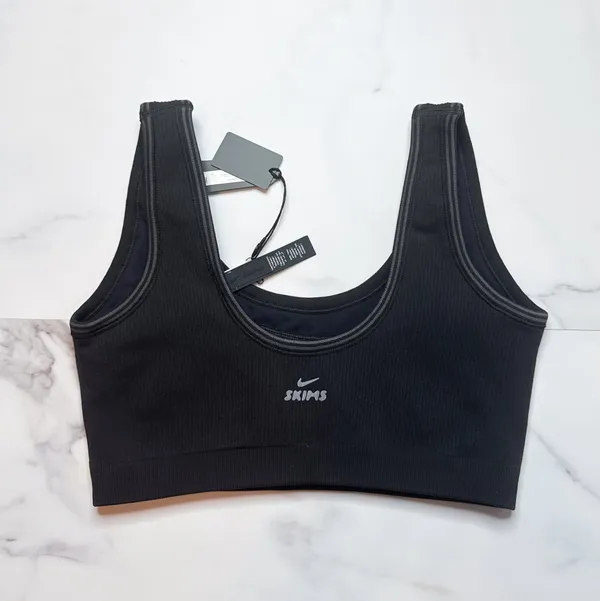 NWT Skims x Nike Ribbed Seamless Scoop Bra - Image 5