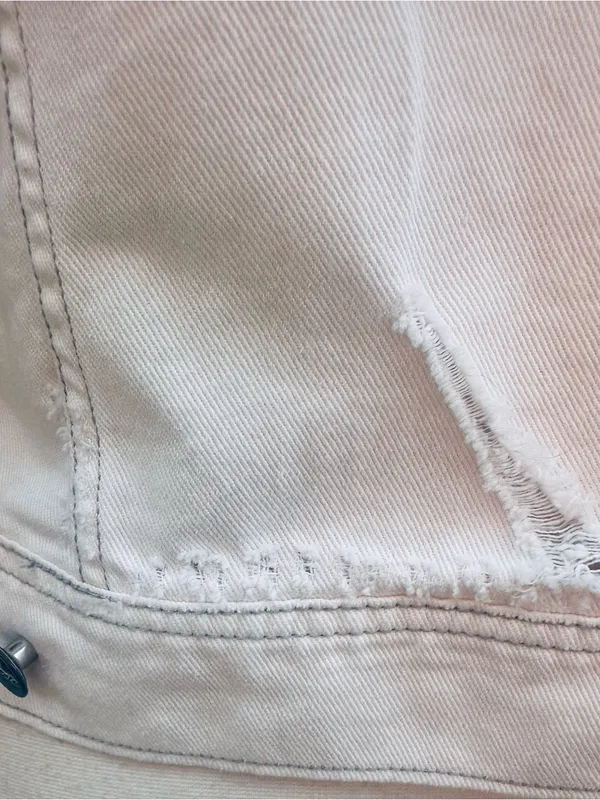 Free People Knit Hooded Denim Jacket - Image 14
