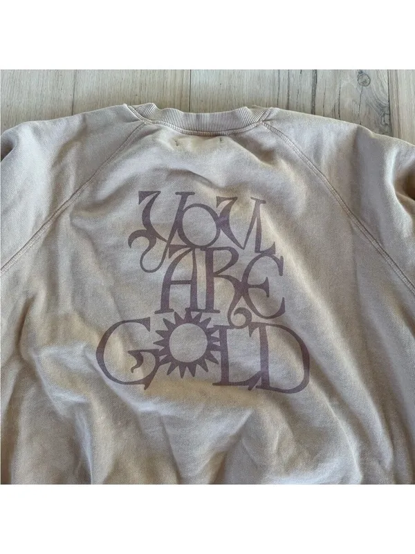 Spiritual Gangster Beige Sweatshirt Size Large - Image 7