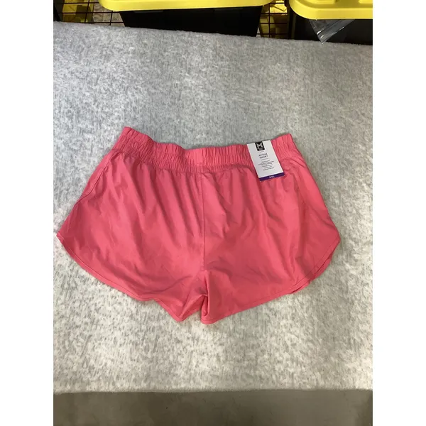 Members Mark Womens Active Shorts‎ Pink XXL 4 Inch Inseam 4-Way Stretch NWT.. - Image 3