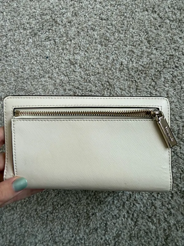 Kate Spade Wallet Leather White - Image 4