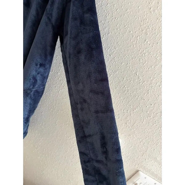 Ugg Ilsa Plush Fleece Open Lounge Cardigan Navy Blue L - Image 5