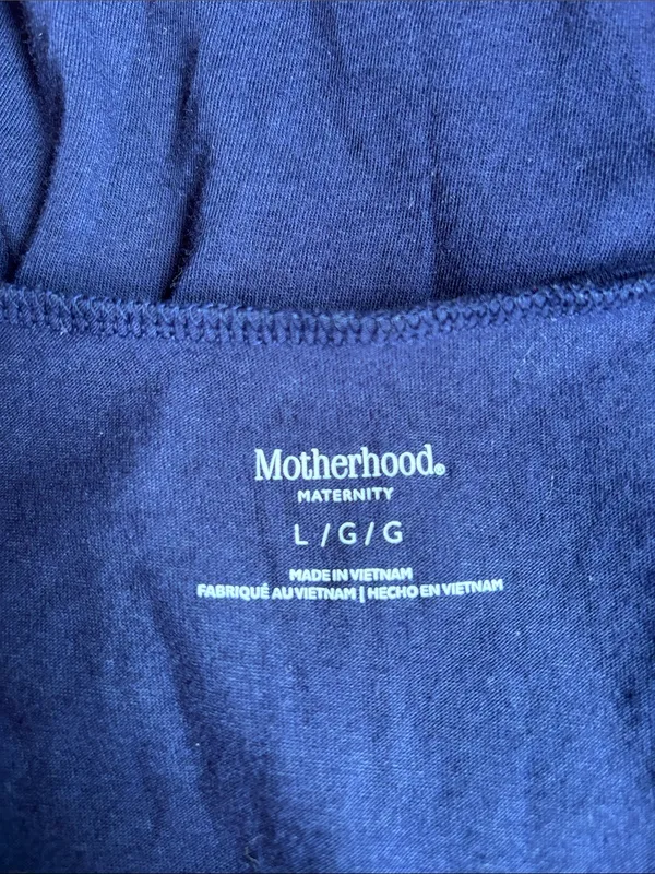 Motherhood Navy Scoop Neck Maternity Tank - Image 2