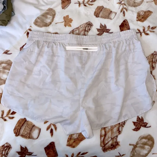 ASICS White Camo Lined Run Shorts - Image 2