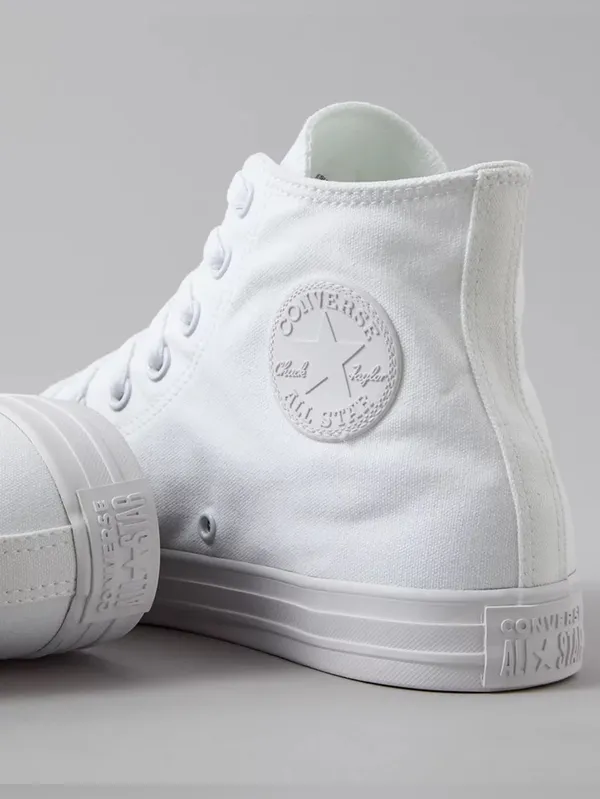 NEW Converse Chuck Taylor All Star High-Top Sneaker White M-8.5 W -10.5 - Image 2
