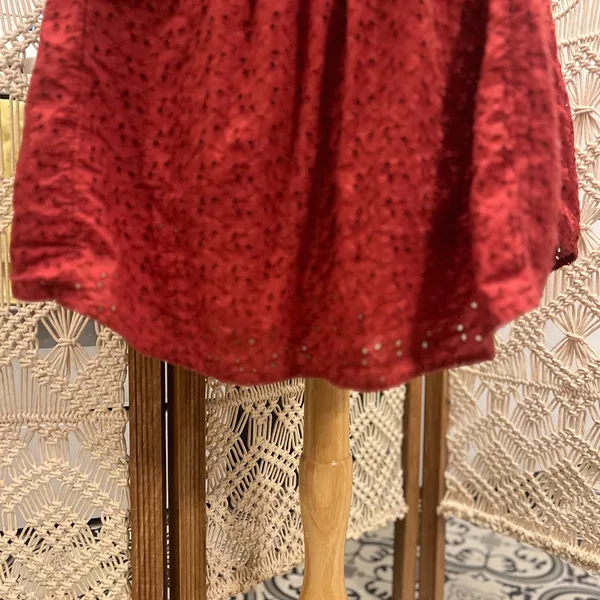 Red Aerie corset style spaghetti strap dress - Image 4