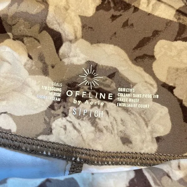 Aerie Offline Goals Leggings 7/8 High‎ Rise Short Inseam Size Small - Image 4
