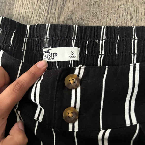 Hollister Wide Leg Striped Trouser Pants - Image 3
