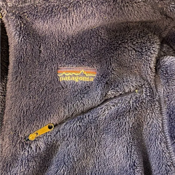 Patagonia Half Zip Up‎ Fleece Pullover Royal Blue Made in USA Xsmall polartec - Image 3