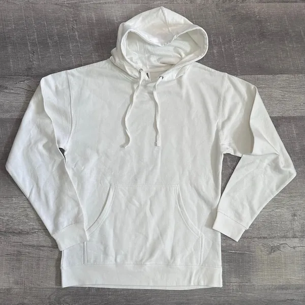 Megan Maroney Merch Am I Okay Graphic Print Hoodie Womens M White Sweatshirt - Image 3