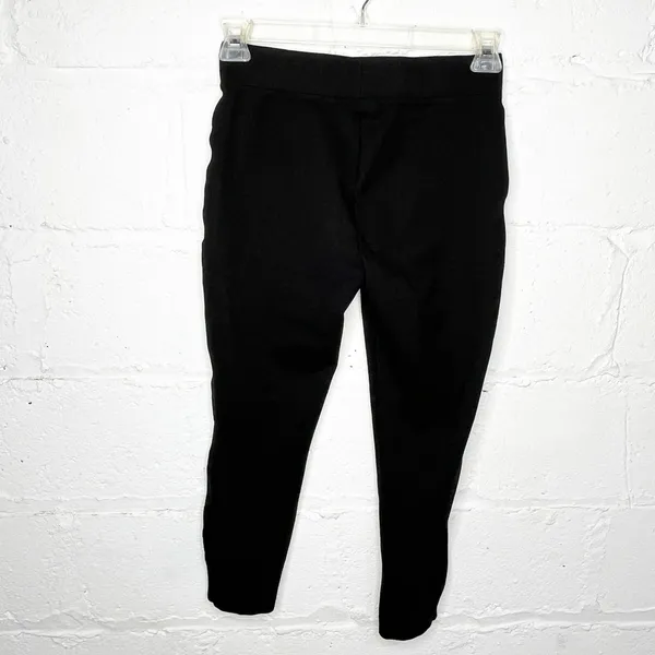 Quince‎ Women's Black Ultra-Stretch Ponte Skinny Pants Size Medium W-PNT-26 - Image 4