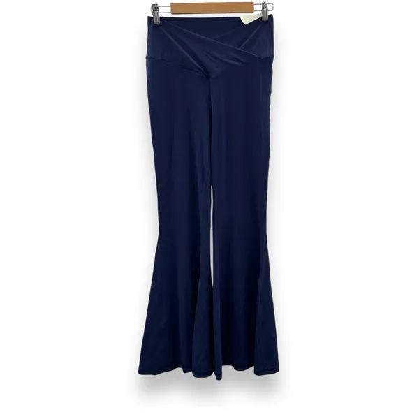 Offline By Aerie Real Me Crossover Super Flare Leggings in Navy Sz‎ XL Short NEW - Image 2