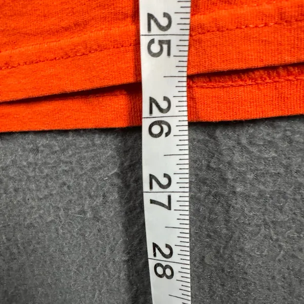 Vtg Auburn Tigers Football T Shirt Medium Russell Athletic Orange NCAA Short Slv - Image 9