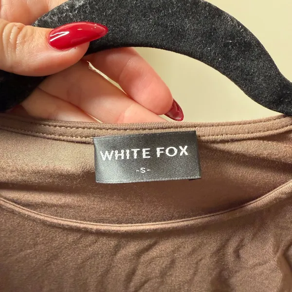 White Fox Boutique Chocolate Long Sleeve Top - Image 3
