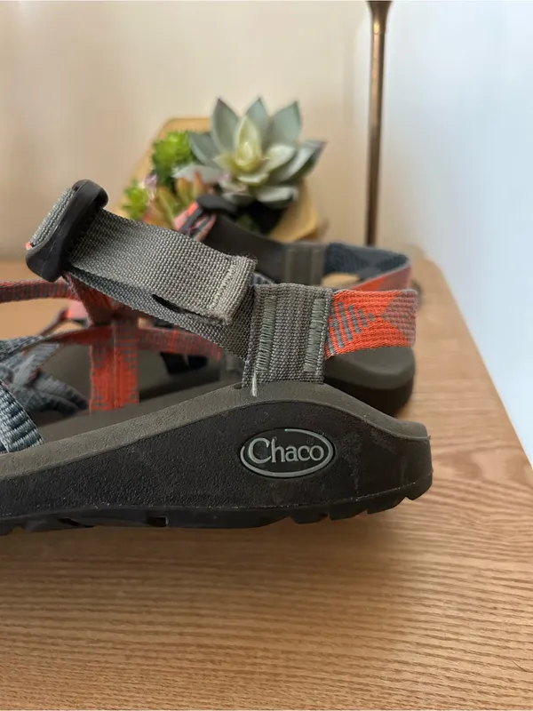 Chacos Z/Cloud X2 Sandals Hiking Sport Coral‎ Blue Double Strap Toe Loop Size 6 - Image 4