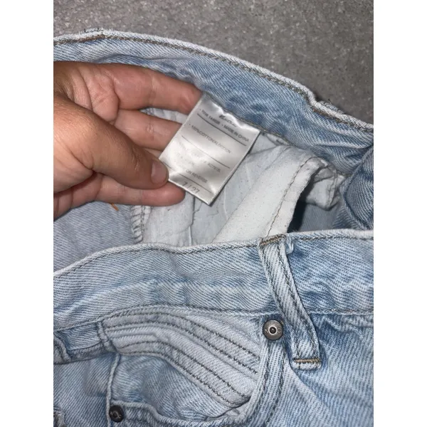 kancan wide leg jeans‎ light wash pocket details 7/27 - Image 3