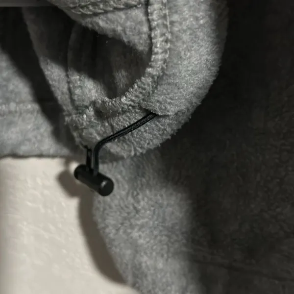 Columbia Women’s Size S Fleece Jacket Gray Heathered Mock Neck Full Zip - Image 5