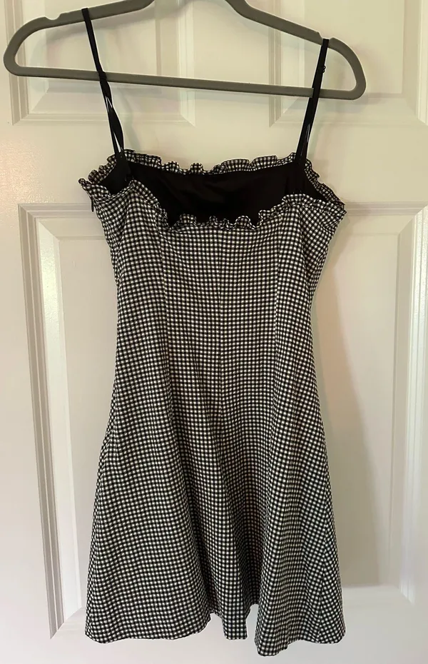 ZARA Box Pleat Mini Dress - Image 7