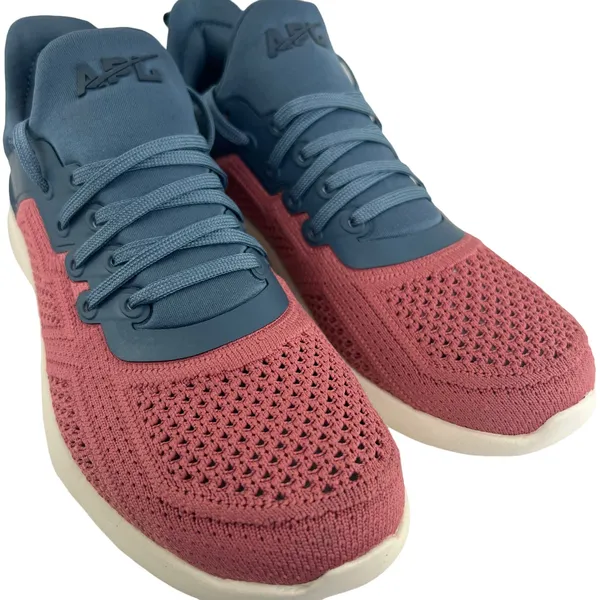 APL Techloom Racer Womens Sneakers Blue Pink Size 7.5‎ Comfort Mesh Low Tops - Image 3