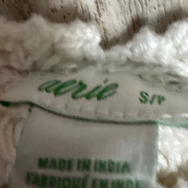 Aerie Crochet Granny Square Balloon Sleeve‎ Boho Crop Top White Size Small - Image 3