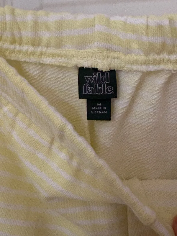 NWT!! Wild Fable Terry Cloth Striped Cropped Bra Top and Short Set - Image 10