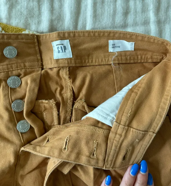Brown High Waisted Shorts  - Image 4