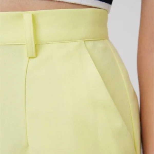 The Fifth Label Brighten High Waist Cargo Short in Lemon Yellow Size Small NWT - Image 5