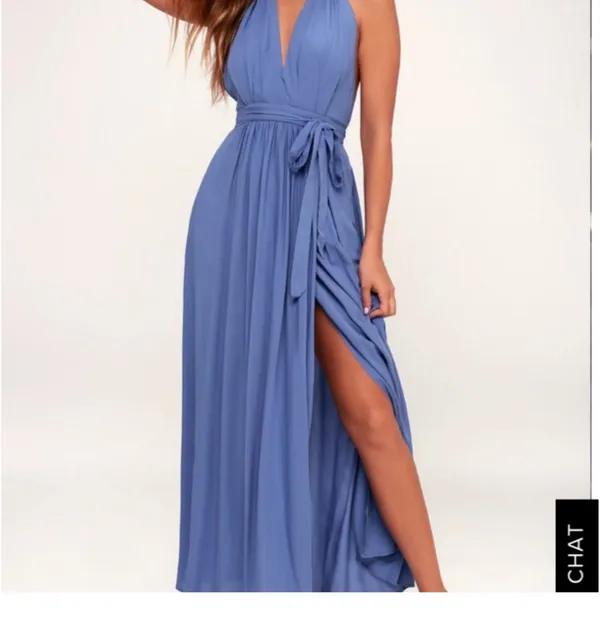 Lulu’s Blue Maxi Dress - Image 2