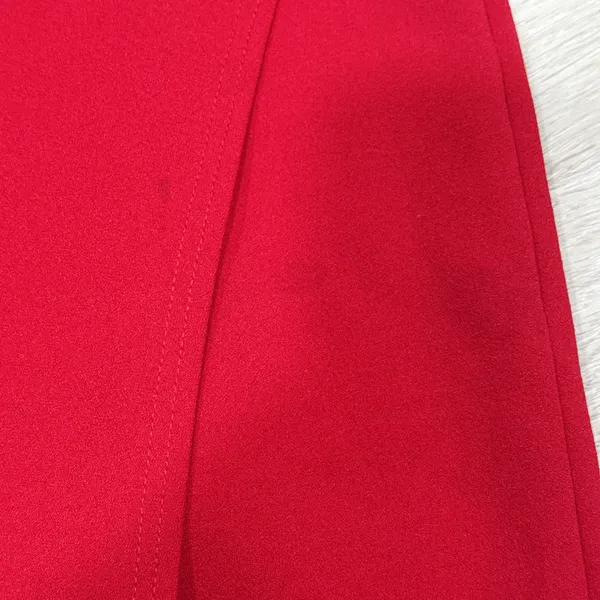 Windsor Red Asymmetrical Slip Dress #399 - Image 4
