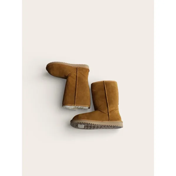 Koolaburra by Ugg Women's Tall Boots‎ Size 8 Chestnut Brown Sherpa Lined - Image 7