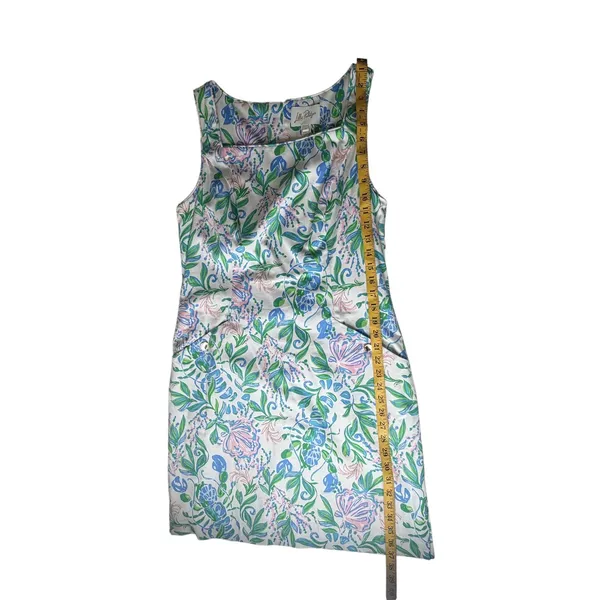 NWT Lilly Pulitzer The Lilly Shift Dress Sz 10 Just A Pinch Floral Preppy Resort - Image 11