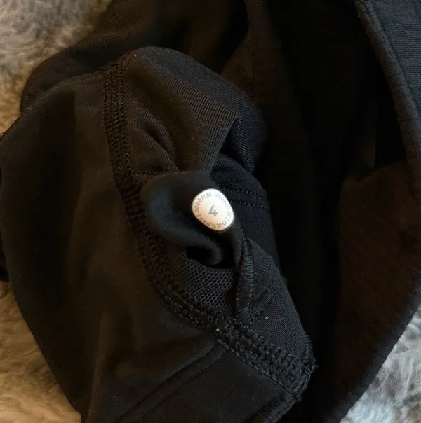 Lululemon Ribbed Nulu Asymmetrical Yoga Bra - Black 4 - Image 4