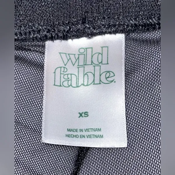 Wild Fable NWOT Women's Black Sheer Pants Size XSmall Mesh High Rise Flare - Image 4