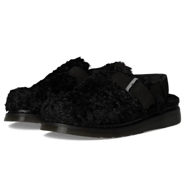 ✨ NWT Dr. Martens Jorge II WarmWair Fleece Slingback Mules - Black 🖤 (US W 8 / M 7 / EU 39) - Image 12