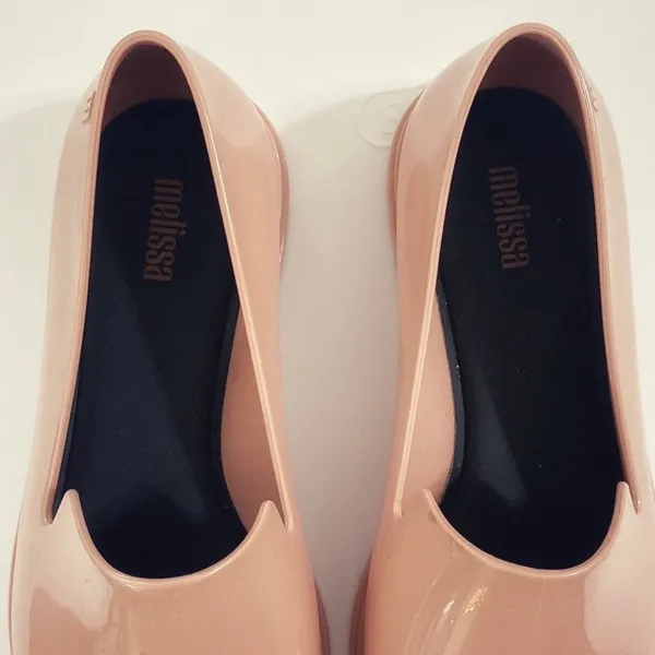 Melissa Prana loafers in dusty pink neutral color size 6 - Image 5