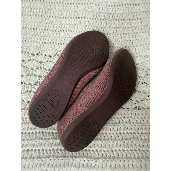 ALLBIRDS Women's Size 8 Tree Breezers Ballet Flats Dusty Rose Pink Wool Comfort - Image 11
