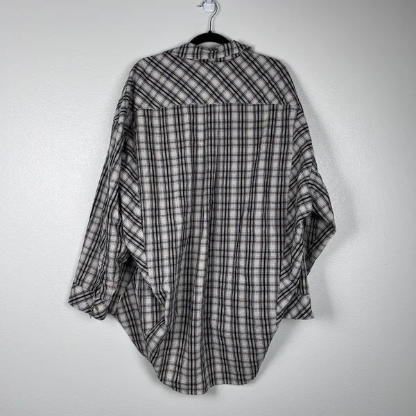 Urban Outfitter BDG Women's Oversized Plaid Button Up Sz XL - Image 6