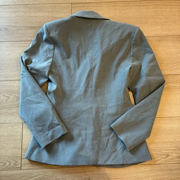 NWT Avec Les Filles x Anthropologie Sculpted Hourglass Blazer Jacket Grey Size S - Image 8