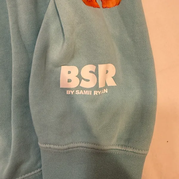 BSR by Sami Ryan Blue Sweatshirt with Care Bear and Cloud Design - Image 3