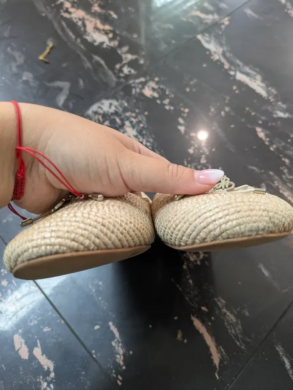 Sam Edelman Tan Woven Falcon Ballet Flats Size 7 - Image 4